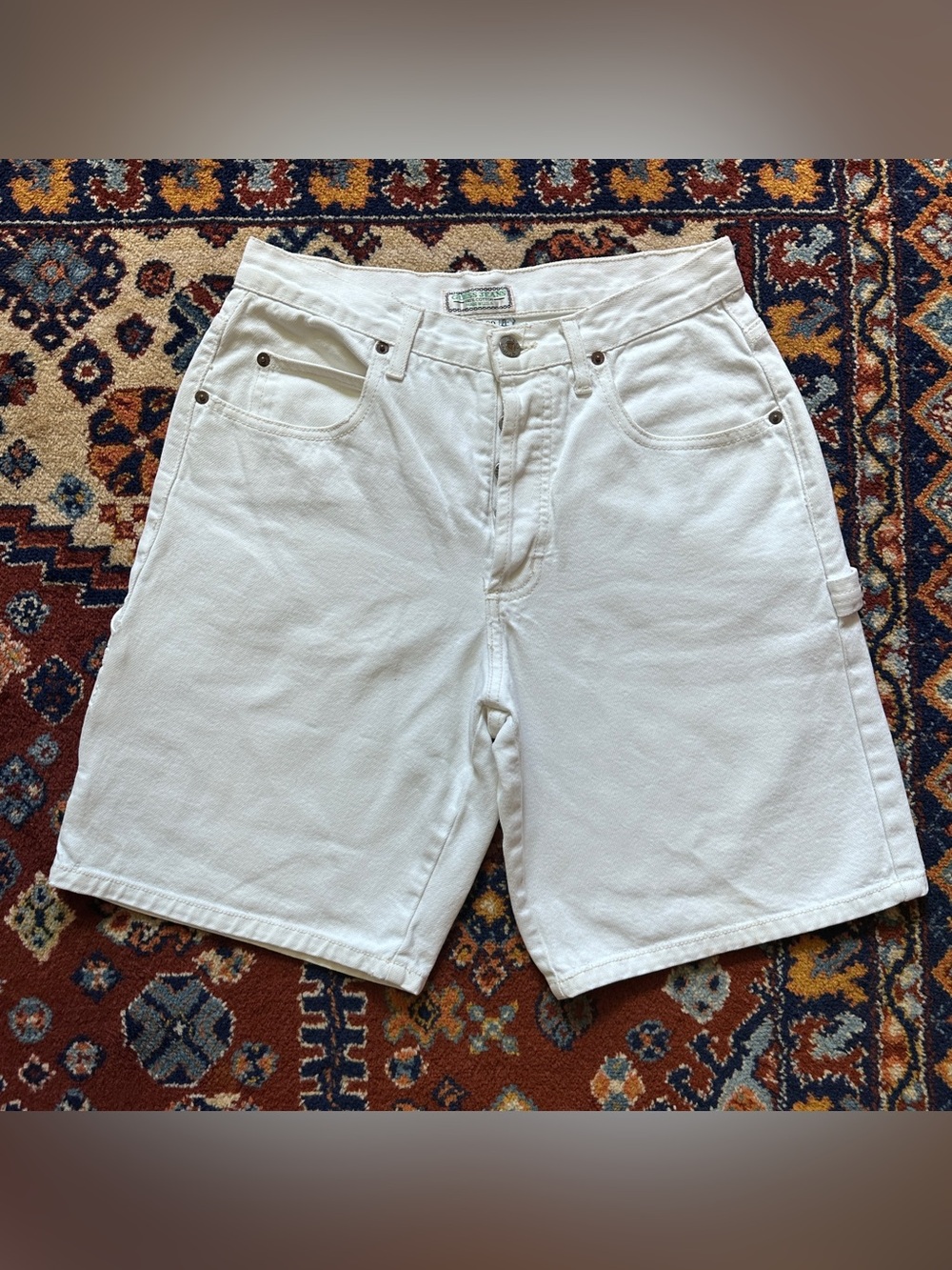 Vintage 1990s Guess Jeans USA High-Waisted Carpenter Shorts